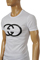 Mens Designer Clothes | GUCCI Men's Fitted Short Sleeve Tee #132 View 3