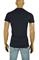 Mens Designer Clothes | GUCCI Men's Short Sleeve Tee In Navy Blue #200 View 2