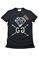 Mens Designer Clothes | GUCCI Men's Short Sleeve Tee In Navy Blue #200 View 5