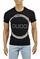 Mens Designer Clothes | GUCCI Ouroboros print T-Shirt #216 View 1