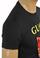 Mens Designer Clothes | GUCCI Cotton T-Shirt with Angry Red Cat Embroidery #221 View 4