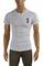 Mens Designer Clothes | GUCCI cotton T-shirt with front embroidery #229 View 1