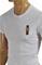 Mens Designer Clothes | GUCCI cotton T-shirt with front embroidery #229 View 3