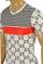 Mens Designer Clothes | GUCCI cotton T-shirt with GG print #235 View 3