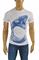 Mens Designer Clothes | GUCCI Snake print cotton T-Shirt #239 View 1