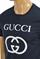 Mens Designer Clothes | GUCCI cotton T-shirt with front print #252 View 3