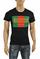 Mens Designer Clothes | GUCCI cotton T-shirt with front print 255 View 1