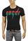 Mens Designer Clothes | GUCCI cotton T-shirt with front print 258 View 1
