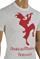 Mens Designer Clothes | GUCCI cotton T-shirt with front and back print in white 261 View 4
