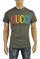 Mens Designer Clothes | GUCCI cotton T-shirt with front print 262 View 1