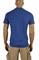 Mens Designer Clothes | GUCCI cotton T-shirt with front print in royal blue color 263 View 3
