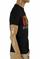 Mens Designer Clothes | GUCCI cotton T-shirt with front print in royal black 264 View 2