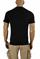 Mens Designer Clothes | GUCCI cotton T-shirt with front print in royal black 264 View 3
