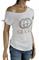 Womens Designer Clothes | GUCCI women’s t-shirt with GG logo appliqué 265 View 3