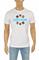 Mens Designer Clothes | GUCCI cotton T-shirt with front print 271 View 1