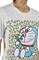 Womens Designer Clothes | Doraemon and Gucci cotton T-shirt 295 View 3