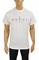 Mens Designer Clothes | GUCCI cotton T-shirt with front logo print 296 View 1