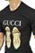 Mens Designer Clothes | GUCCI Men T-shirt With Front Shoes Print 317 View 6