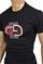 Mens Designer Clothes | GUCCI cotton T-shirt with front print 321 View 4