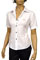 Womens Designer Clothes | GUCCI Ladies Dress Shirt With Short Sleeve #92 View 1