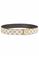 Mens Designer Clothes | LOUIS VUITTON leather belt with gold buckle 79 View 2
