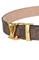 Womens Designer Clothes | LOUIS VUITTON leather women belt with gold buckle 87 View 3
