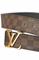 Mens Designer Clothes | LOUIS VUITTON leather belt with gold buckle 78 View 3