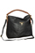 Womens Designer Clothes | PRADA Medium Patent Leather Round-Toe Hobo Bag #10 View 1