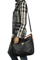 Womens Designer Clothes | PRADA Medium Patent Leather Round-Toe Hobo Bag #10 View 7