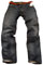 Mens Designer Clothes | PRADA Mens Crinkled Jeans With Belt #11 View 2