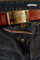 Mens Designer Clothes | PRADA Mens Crinkled Jeans With Belt #11 View 8