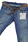 Mens Designer Clothes | PRADA Mens Jeans With Belt #20 View 3