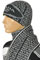 Mens Designer Clothes | PRADA Men's Hat/Scarf Set #80 View 2