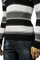 Mens Designer Clothes | PRADA V-Neck Fitted Men's Sweater #11 View 4