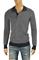 Mens Designer Clothes | PRADA Men’s Knitted Polo Stile Sweater #13 View 1