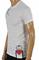 Mens Designer Clothes | PRADA Men's cotton T-shirt with print in white 107 View 3