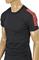 Mens Designer Clothes | PRADA Men's t-shirt with shoulders logo appliqué 113 View 4