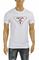 Mens Designer Clothes | PRADA Men's t-shirt with front logo print 117 View 1