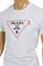 Mens Designer Clothes | PRADA Men's t-shirt with front logo print 117 View 3