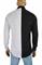 Mens Designer Clothes | VERSACE Men's White and Black Dress Shirt 185 View 4