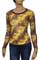 Womens Designer Clothes | VERSACE Ladies Long Sleeve Top #122 View 1