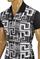Mens Designer Clothes | VERSACE men's polo shirt with front print #175 View 3
