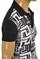 Mens Designer Clothes | VERSACE men's polo shirt with front print #175 View 4
