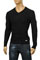 Mens Designer Clothes | VERSACE V-Neck Body Men's Sweater #11 View 1