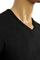 Mens Designer Clothes | VERSACE V-Neck Body Men's Sweater #11 View 3