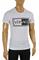 Mens Designer Clothes | VERSACE men's cotton t-shirt with print 111 View 1