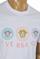 Mens Designer Clothes | VERSACE men's t-shirt with front logo print 113 View 4