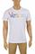 Mens Designer Clothes | VERSACE men's t-shirt with front embroidery 123 View 1