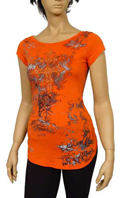 TodayFashion Ladies Open Back Short Sleeve Top #26