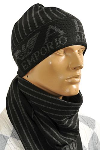EMPORIO ARMANI Men's Hat/Scarf Set #128